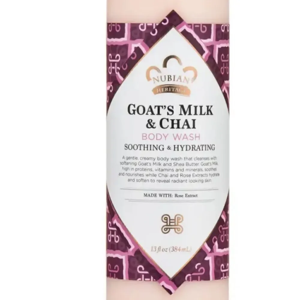 Nubian Heritage 1 goat’s milk & 1 chai body wash & coconut & papaya wash